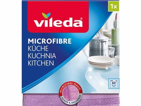 Vileda Micro Fibre Cloth 2in1, Bomull, mikrofiber