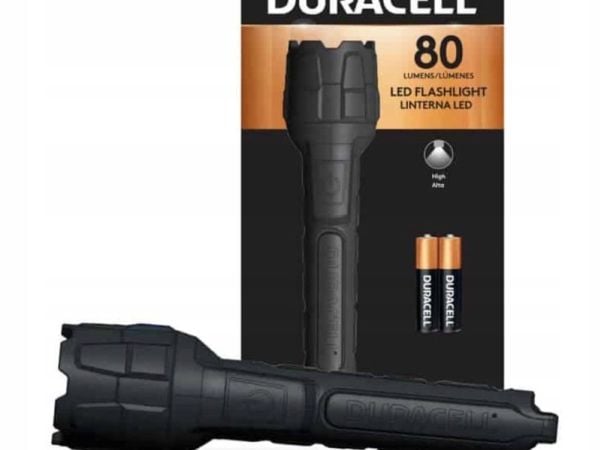 Latarka Duracell Latarka gumowa 80 LM 2AAA Latarka gumowa 80 LM 2AAA