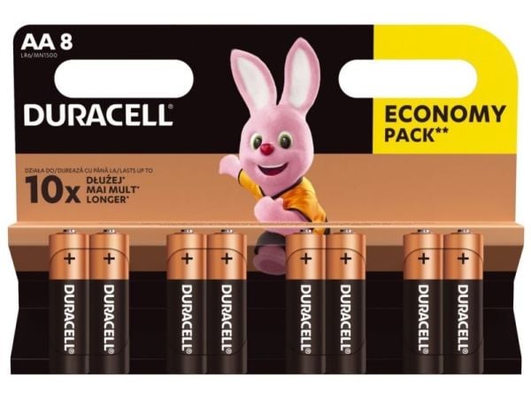Duracell AA Duracell paristot (x 8)