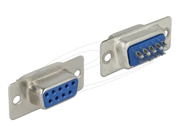 Delock - Seriell kontakt - DB-9 (hunn)