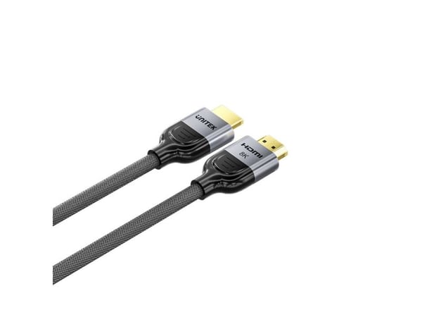 Unitek - HDMI-kabel - HDMI hann til HDMI hann - 10 m - 8 K 60 Hz (7680 x 4320) støtte, 8K 30Hz støtte, 4K 120 Hz støtte, 2K 144Hz støtte, 1080p stø...