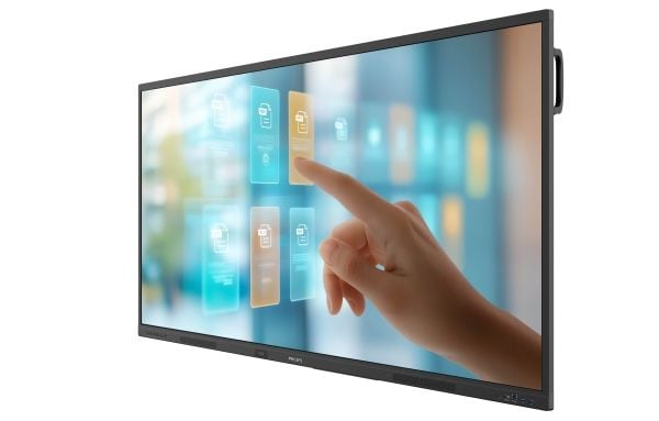 Philips 65BDL4252E - 65" Diagonal klass E-Line LED-bakgrundsbelyst LCD-skärm - interaktiv digital skyltning - med pekskärm (multitouch) - Android -...
