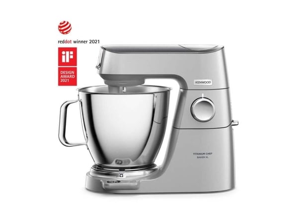 Kenwood Titanium Chef Baker XL Silver KVL85.704SI, 7 l, Sølv, Rotasjon, Rustfritt stål, Rustfritt stål, 1200 W