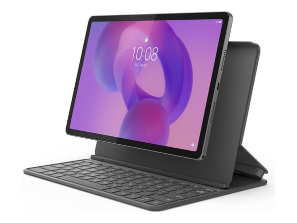 Lenovo - Tastatur og folioveske - POGO pin - lunagrå - for Idea Tab ZAFM, ZAFR; Tab K11 Gen 2 ZAFN, ZAFS