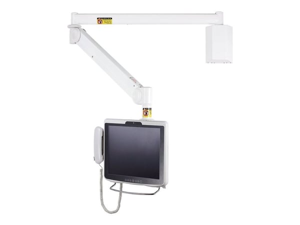 Neomounts FPMA-HAW100 - Brakett - full bevegelse - for LCD-skjerm - medisinsk - hvit - skjermstørrelse: 10"-24" - veggmonterbar