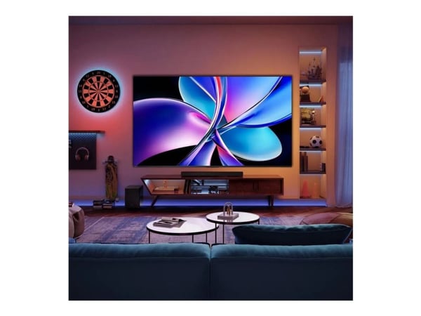 Hisense 100E7Q PRO, QLED TV - (253 cm (100 tommer), svart, UltraHD/4K, trippel tuner, USB-opptak, time shift, 144Hz panel) [energiklasse E] (100E7Q...
