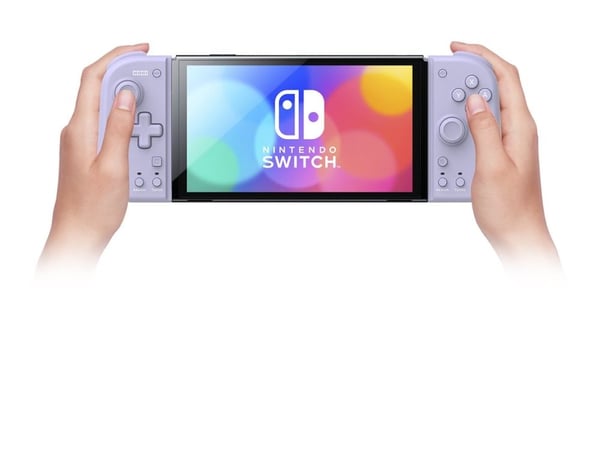 HORI Split Pad Compact - Spelkontroll - lavendel - för Nintendo Switch, Nintendo Switch OLED