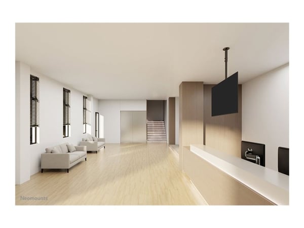 Neomounts CL35-340BL12 - Monteringssats (takmontering) - fullständig rörelse - för platt panel - stål - svart - skärmstorlek: 23"-42"