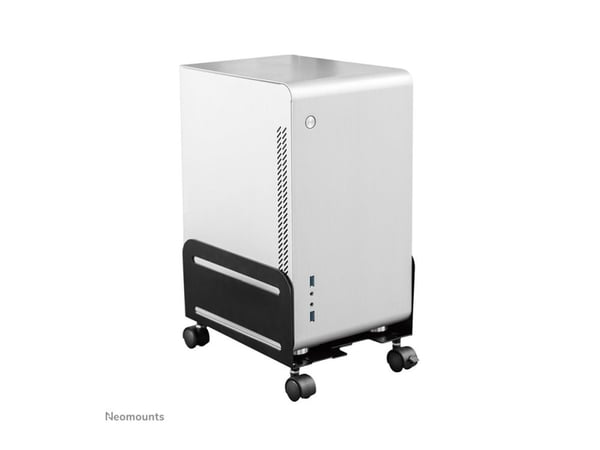 Neomounts CPU-M100BLACK, Keskusyksikköteline pyöräalustalla, Tower, 10 kg, Musta, Terästä, Kiina