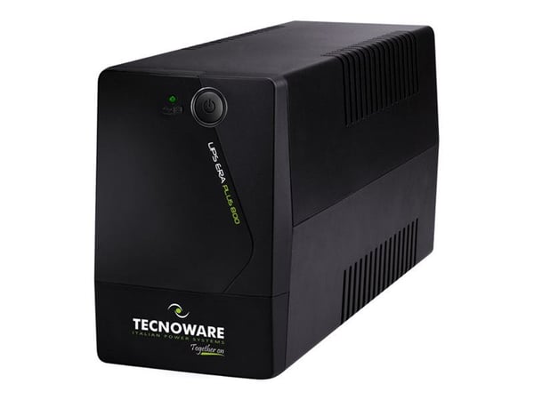 Tecnoware ERA PLUS - UPS - AC 230 V - 560 watt - 800 VA - 1-fas - 7 Ah - utgångskontakter: 2
