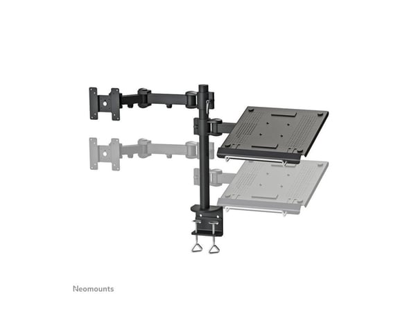 Neomounts FPMA-D960NOTEBOOK - Monteringssett - full bevegelse - for LCD-skjerm / notebook - svart - skjermstørrelse: 10"-27" - klemmemonterbar, skr...