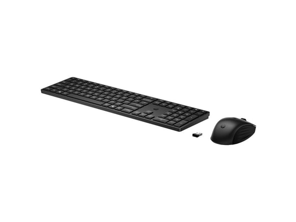 HP 650 - Tastatur- og mussett - trådløs - 2.4 GHz - svart - for Laptop 15-dw1025nk; Pavilion Plus Laptop 14-eh0660nd