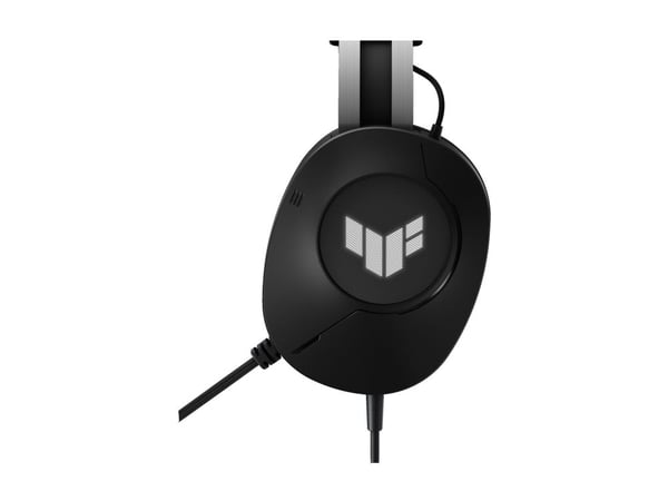 ASUS TUF Gaming H1 Gen II - Headset - fullstorlek - kabelansluten - USB-A - svart