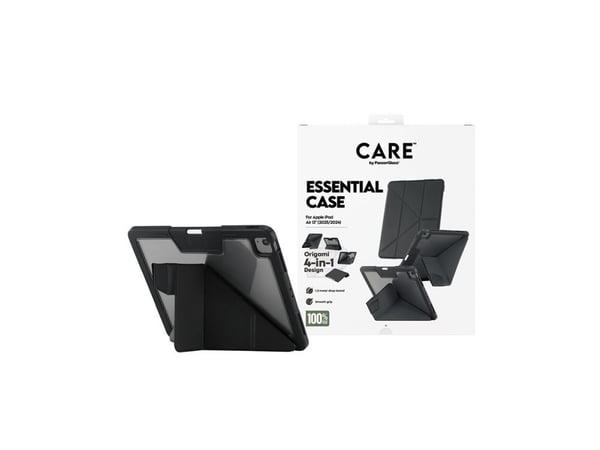 CARE by PanzerGlass TPU Essential Case Black iPad Air 13" (2026/2025/2024)