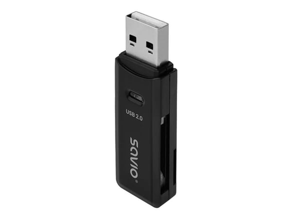 SAVIO AK-63 - Kortleser (SD, SDHC, SDXC, microSD, microSDHC, microSDXC) - USB 2.0 SAVIO AK-63 - Kortleser (SD, SDHC, SDXC, microSD, microSDHC, microSDXC) - USB 2.0