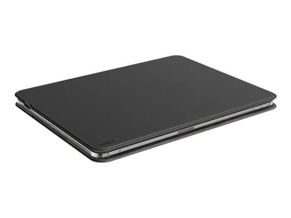 Belkin Connect Pro - Tastatur og folioveske (verneeske) - med magnetstativ - med styreplate - bakbelysning - trådløs - Bluetooth - QWERTZ - Tysk - ...