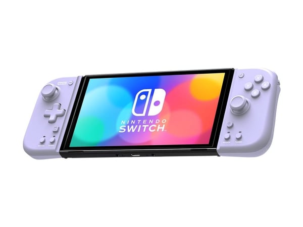 HORI Split Pad Compact - Spelkontroll - lavendel - för Nintendo Switch, Nintendo Switch OLED