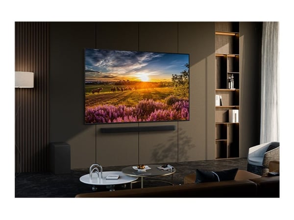 Samsung QE85Q60DAU - 85" Diagonal klass Q60D Series LED-bakgrundsbelyst LCD-TV - QLED - Smart TV - Tizen OS - 4K UHD (2160p) 3840 x 2160 - HDR - Qu...