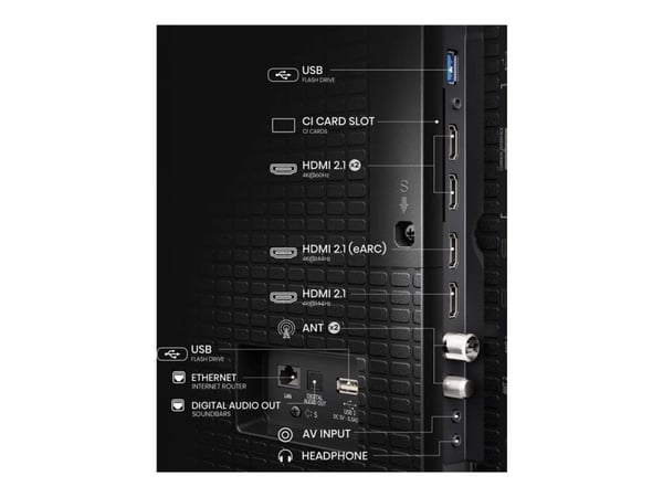 Hisense 100E7Q PRO, QLED TV - (253 cm (100 tommer), svart, UltraHD/4K, trippel tuner, USB-opptak, time shift, 144Hz panel) [energiklasse E] (100E7Q...