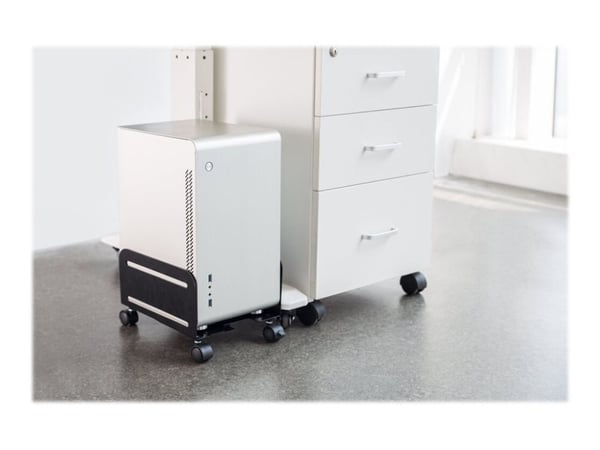 Neomounts CPU-M100BLACK, Keskusyksikköteline pyöräalustalla, Tower, 10 kg, Musta, Terästä, Kiina