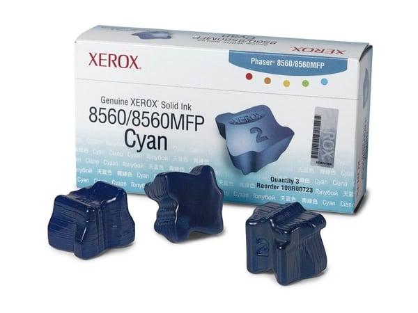 Xerox Aito -Värivaha 8560MFP/8560 Syaani (3 400 sivua), Syaani, 8560MFPM_MTCO, 8560MFP_AD, 8560MFP_ADZ, 8560MFP_AN, 8560MFP_ASD, 8560MFP_AT, 8560MF...