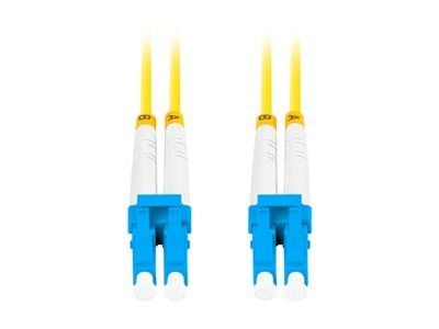 Lanberg - Koblingskabel - LC/UPC (hann) til LC/UPC (hann) - 1 m - 3 mm - fiberoptisk - dupleks - 9 / 125 micron - G.657.A1 - halogenfri - gul - (an...
