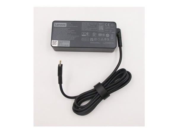 Lenovo ADLX65YDC2D - USB-C-strømadapter - AC 100-240 V - 65 watt - svart