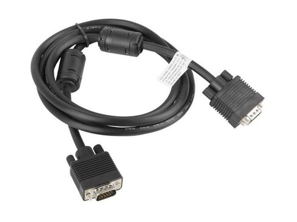 Lanberg - VGA-kabel - HD-15 (VGA) (hann) til HD-15 (VGA) (hann) - 1.8 m - svart