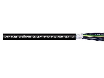LAPP 1028103-100 Peräkaapeli ÖLFLEX® FD 891 P 3 G 0,75 mm² Musta 100 m