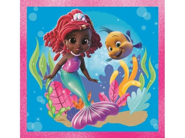 Clementoni CLE puslespill 3x48 Square Disney Arielka 25324