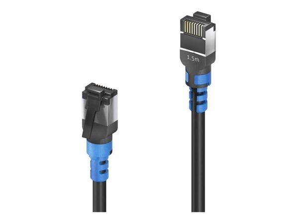 PureLink FlexInstall Series InstallerPack - Koblingskabel - RJ-45 (hann) til RJ-45 (hann) - 4.8 mm - S/FTP - CAT 6a - halogenfri - svart (en pakke 40)