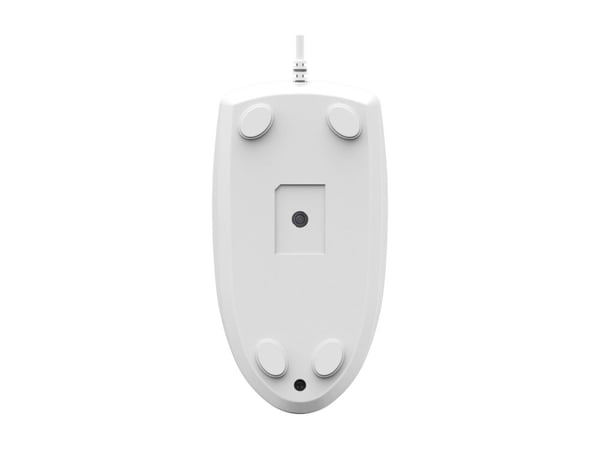 A4Tech N-530 - Mus - optisk - 3 knappar - kabelansluten - USB - vit