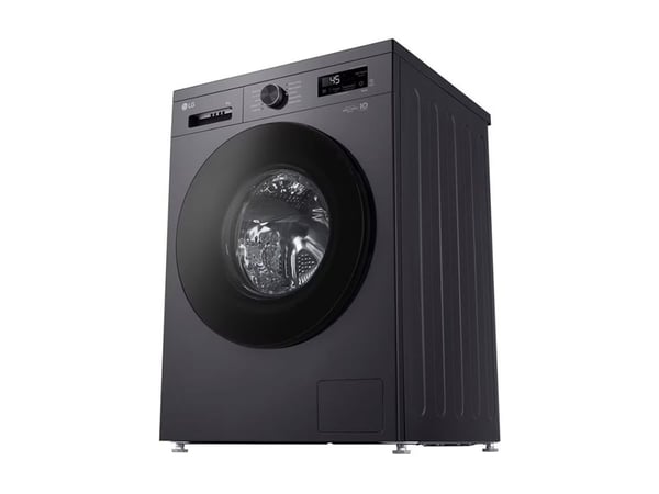 LG F4X1009NMB - Vaskemaskin - Wi-Fi - bredde: 60 cm - dybde: 59 cm - høyde: 85 cm - frontileggelse - 9 kg - 1400 rpm - grafittsvart