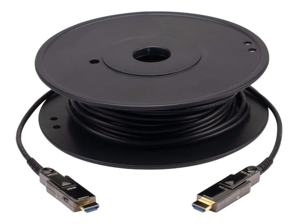 ATEN VanCryst VE7833A - High Speed - HDMI-kabel - HDMI, 19 pin micro HDMI Type D hann til HDMI, 19 pin micro HDMI Type D hann - 30 m - hybridkobber... ATEN VanCryst VE7833A - High Speed - HDMI-kabel - HDMI, 19 pin micro HDMI Type D hann til HDMI, 19 pin micro HDMI Type D hann - 30 m - hybridkobber...