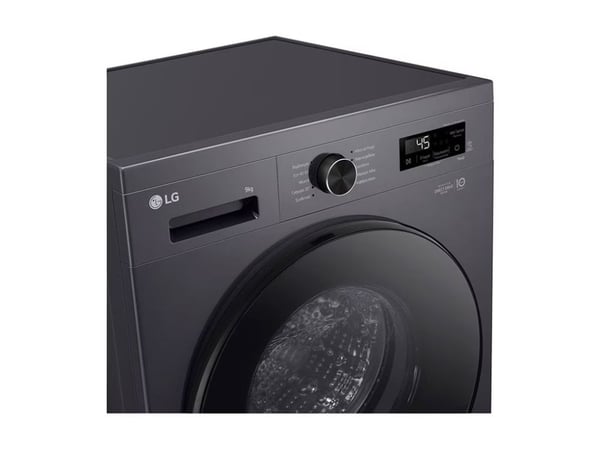 LG F4X1009NMB pyykinpesukone 9 kg, energialuokka A, 60 cm, grafiitinmusta