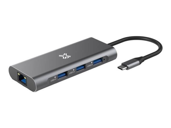 XtremeMac - Dockningsstation - USB-C - HDMI - 1GbE XtremeMac - Dockningsstation - USB-C - HDMI - 1GbE