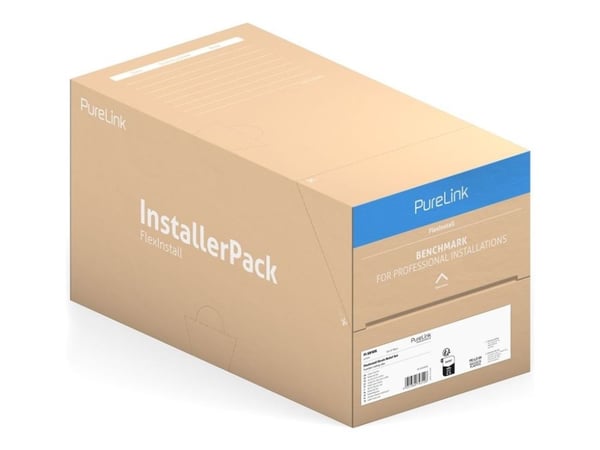PureLink FlexInstall Series InstallerPack - Koblingskabel - RJ-45 (hann) til RJ-45 (hann) - 4.8 mm - S/FTP - CAT 6a - halogenfri - svart (en pakke 15)