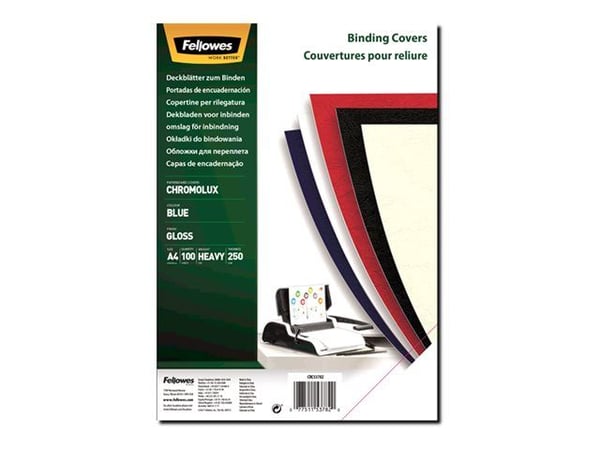 Fellowes 5378203, A4, Paperi, Sininen, 210 mm, 297 mm, 1 mm Fellowes 5378203, A4, Paperi, Sininen, 210 mm, 297 mm, 1 mm