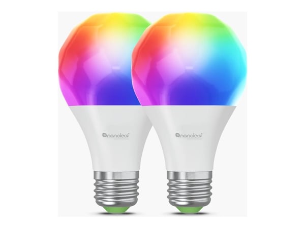 "Nanoleaf Essentials Smart A60 hehkulamppu Matter WiFi 900 lm, 2700-6500 K, 2 kpl | E27 | 9 W | RGBCW"