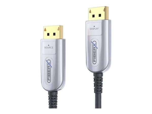 FiberX FX-I260-015, 15 m, DisplayPort, DisplayPort, Uros, Uros, 7680 x 4320 pikseliä