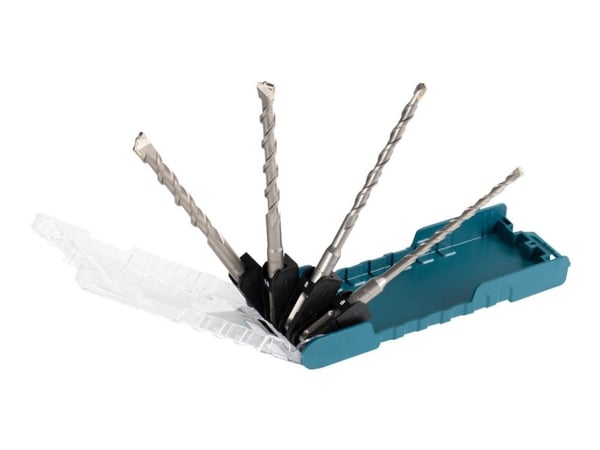 Makita E-13605 Kivikierreporasarja 4 osaa 6 mm, 8 mm, 10 mm, 12 mm Kokonaispituus 160 mm SDS-Plus 1 sarja