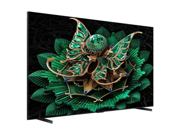 TCL 115C7K - 115" Diagonalklasse (114.5" synlig) - C7K Series LED-bakgrunnsbelyst LCD TV - QLED - Smart TV - Google TV - 4K UHD (2160p) 3840 x 2160...