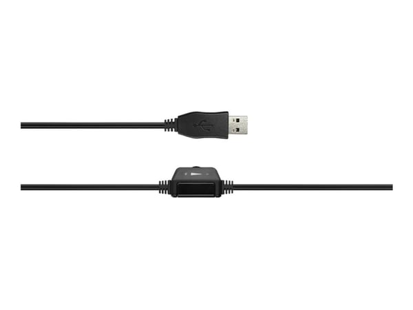 Canyon CNS-CHSU1B - Hodesett - on-ear - kablet - USB-A - svart