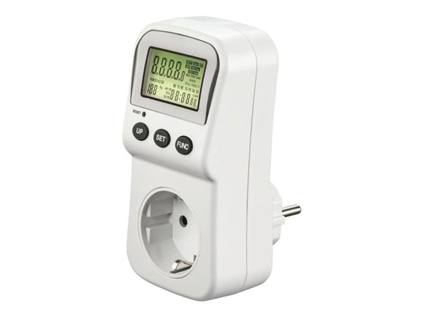 Hama Energy Costs Meter - Strömmätare/-omkopplare - vit