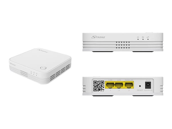 Strong WI-FI MESH HOME TRIO PACK 1200, Valkoinen, Sisäinen, Verkkosatelliitti, 450 m², Kaksitaajuus (2,4 GHz/5 GHz), Wi-Fi 5 (802.11ac)