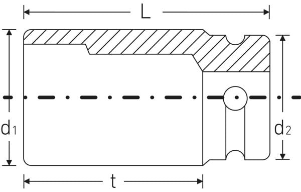 Stahlwille 55 IMP 36 25010036 Kuusiokolo 3/4 (20 mm)