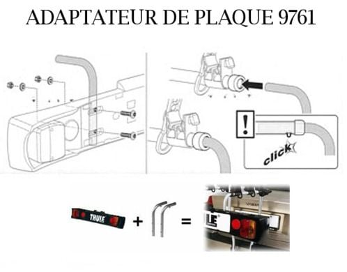 THULE 976 ADAPTER KIT TIL LYGTEBOM