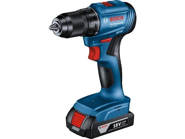 Bosch GSR 185-LI Professional, Boremaskin med pistolgrep, Børsteløs, Blå, 1,3 cm, 1900 RPM, 3,5 cm
