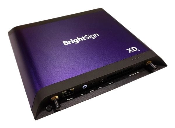BrightSign XD6 XD1036 - Spelare för digital skyltning - SSD - 256 GB - BrightSign OS - 4K UHD (2160p) - 60 fps - HDR