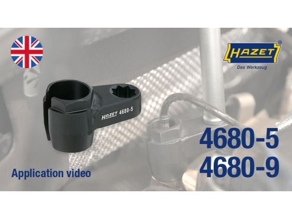 HAZET 4680-7, Iskuhylsysarja, Brittiläinen